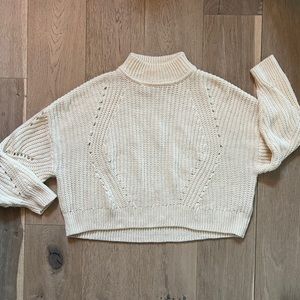 Chunky Knit Mockneck Sweater